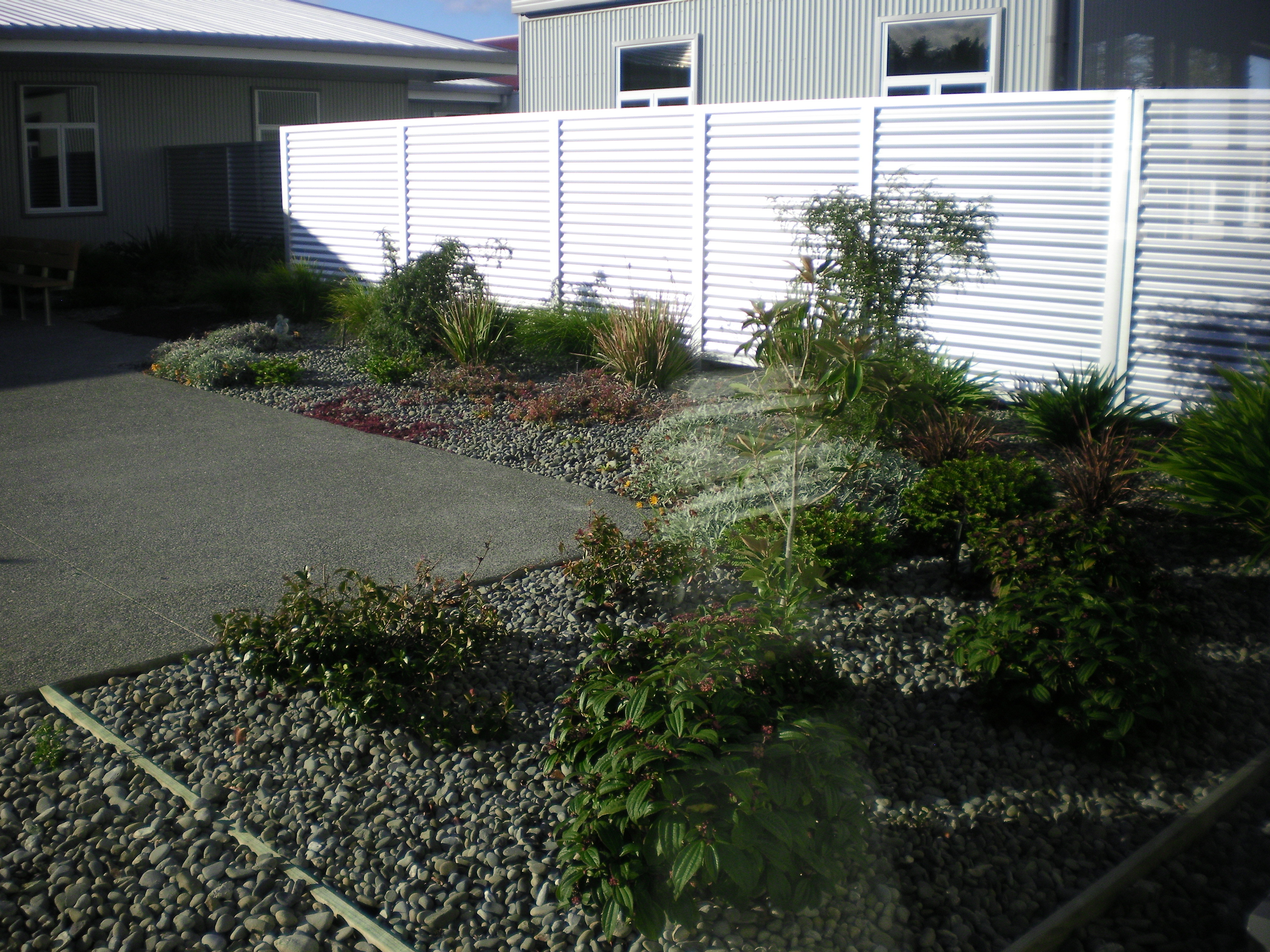 Maternity courtyard  Wairau Hospital